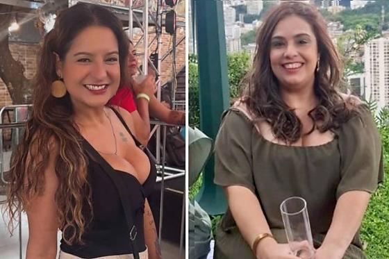 Da esquerda p/direita, Allane de Souza Pedrotti Mattos e Layse Costa Pinheiro, mortas por um atirador no Cefet do Maracanã, na zona norte do Rio.