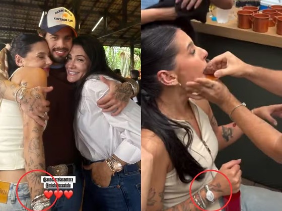 Luxo! Ana Castela ganha relógio Cartier de mais de R$ 300 mil de Zé Felipe