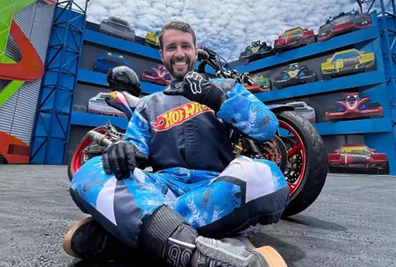 Lurrique Ferrari, piloto que morreu em acidente durante apresentação no Beto Carrero World