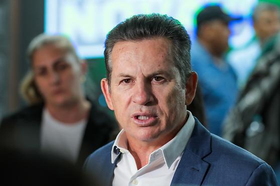 O governador de Mato Grosso, Mauro Mendes (União)