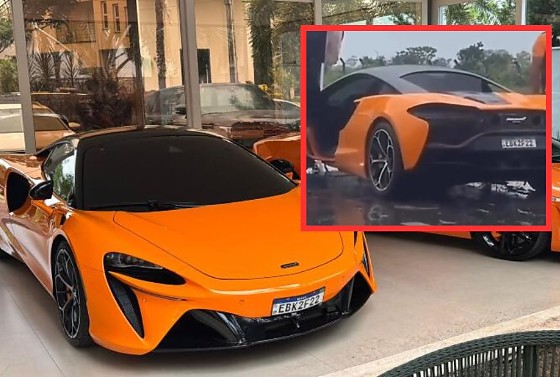 Comparando com as imagens, é possível ver que se tratavam do mesmo veículo de placa EBK2F22.