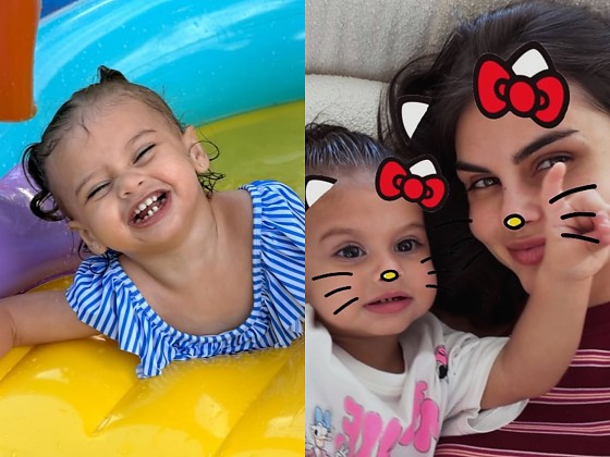 Helena é filha do jogador Neymar com a modelo e influenciadora Amanda Kimberlly