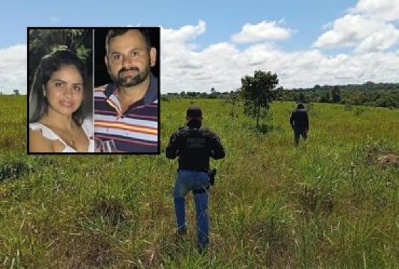  O casal Romildo Borges Martins e Crislene Aparecida Ferreira Alves, que foi morto pelo produtor rural
