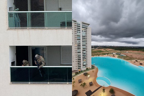Polícia Civil cumpre mandados no condomínio Brasil Beach