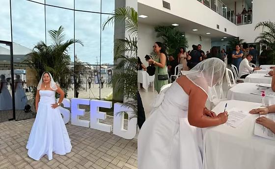 Formada desde 2013, Nayra foi empossada ao cargo de professora de educação básica junto com outros 67 profissionais na Secretaria de Educação de Roraima (Seed)