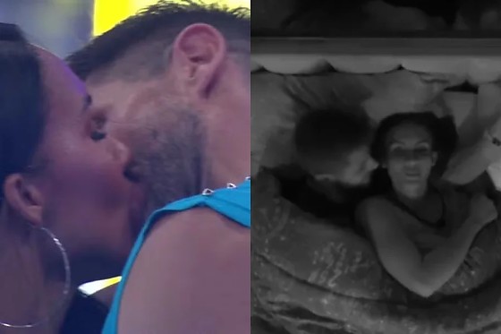 Maxiane e Jonas Sulzbach protagonizaram um beijão no BBB 26.