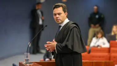 Jeffrey Chiquini, advogado de Filipe Martins, no julgamento da ação penal nº 2.693 (núcleo 2).