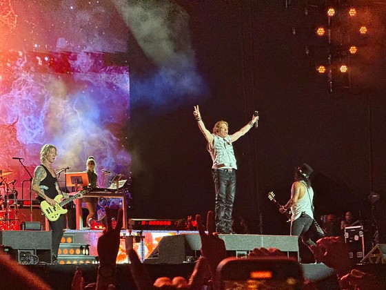 A banda se apresentou em outubro de 2025 em Cuiabá