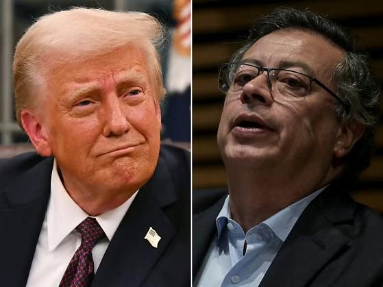 Em uma rede social, o presidente colombiano rechaçou as ameaças e acusações feitas por Trump.