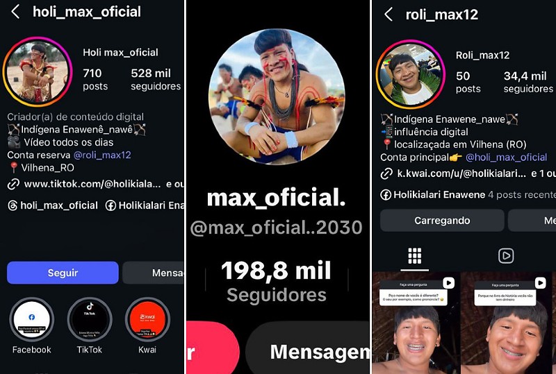 holi paz indígena influencer