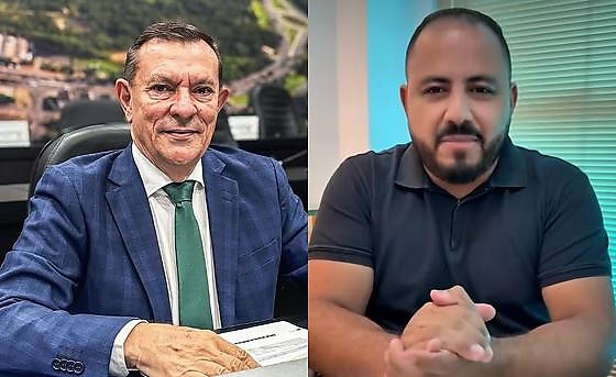 Entre os vereadores que venderam as férias, estão Demilson Nogueira (à esquerda) e Jefferson Siqueira (à direita)