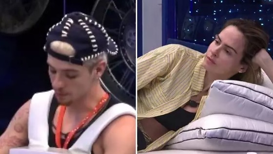 Ana Paula tentou chamar a atenção de Juliano sobre o comportamento de Marcelo e levantou a possibilidade de o brother estar adotando uma estratégia dupla dentro da casa.