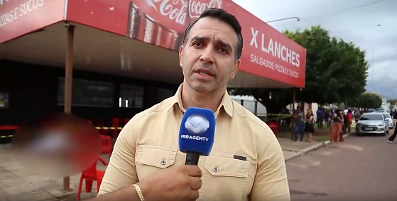 O delegado Thiago Barros, da Polícia Civil de Peixoto de Azevedo