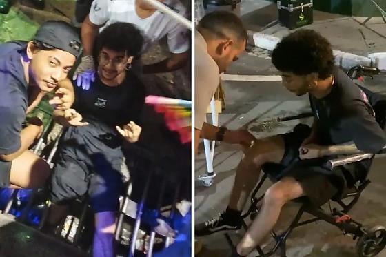 O acidente ocorreu em uma via entre a Praça da Mandioca e a Avenida Mato Grosso