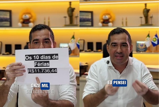 Tenente Coronel Dias disse que vendeu férias por engano e que vai doar o valor