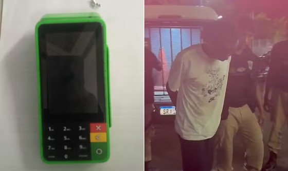 Os guardas agiram rapidamente, prenderam o ambulante e apreenderam o equipamento.