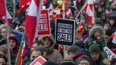 protesto trump groenlandia
