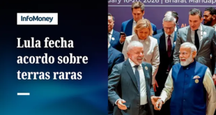 Brasil e Índia assinam acordo sobre minerais críticos e terras raras