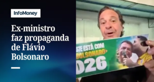 Propaganda antecipada? Ex-ministro promove Flávio nas ruas e caso pode ir ao TSE