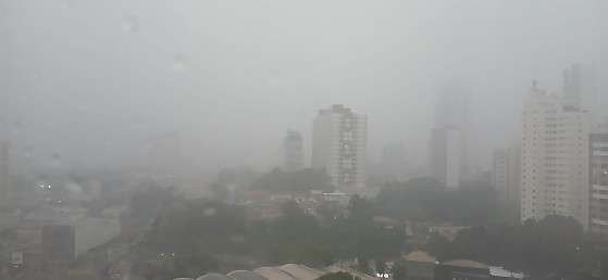 Além da chuva volumosa, a previsão aponta para ventos intensos, com rajadas que podem variar entre 40 e 60 km/hv