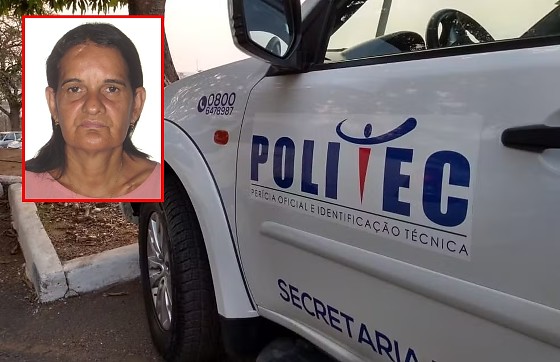 A vítima foi identificada como identificada como Luzia do Nascimento Ramos, de 50 anos.