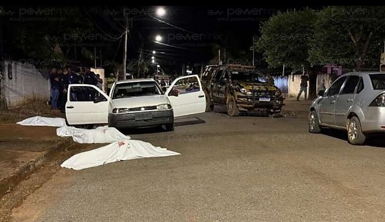 Quatro bandidos morreram em confronto com a PM, em São José do Rio Claro