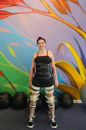 Laís Souza sofreu uma grave lesão na coluna cervical em 2014, durante um treinamento de esqui aéreo nos Estados Unidos.