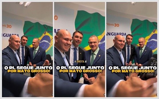 Nas redes sociais, Wellington compartilhou o registro do encontro e reforçou a união do grupo com a legenda