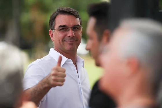 O pré-candidato à Presidência da República, Flávio Bolsonaro (PL)