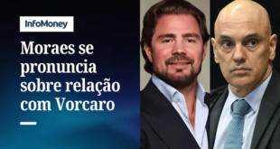 STF nega troca de mensagens entre Moraes e Vorcaro no dia da prisão do dono do Master