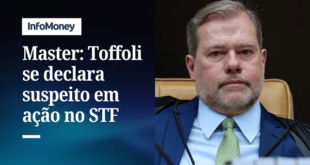 Toffoli se declara suspeito e deixa relatoria de ação sobre CPI do Master no STF