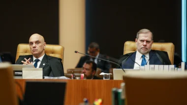 Ministros Alexandre de Moraes e Dias Toffoli.