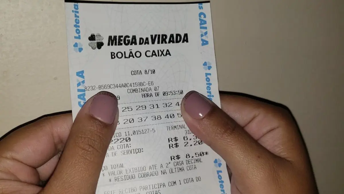 Bilhete da loteria, Mega-Sena.