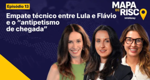 Lula e Flávio Bolsonaro aparecem empatados em eventual 2º turno, aponta Datafolha