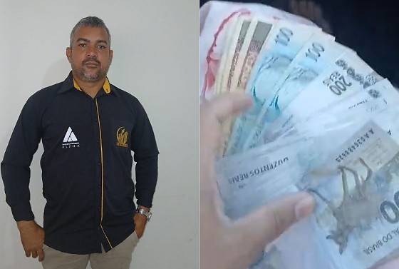 Após perceber que as cédulas eram verdadeiras, Daniel levou o dinheiro para casa e decidiu, junto com a esposa, guardar a quantia até localizar o verdadeiro dono.