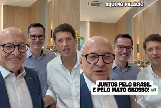 Governador se reuniu com líderes nacionais conservadores antes da abertura do Fórum LIDE Agro