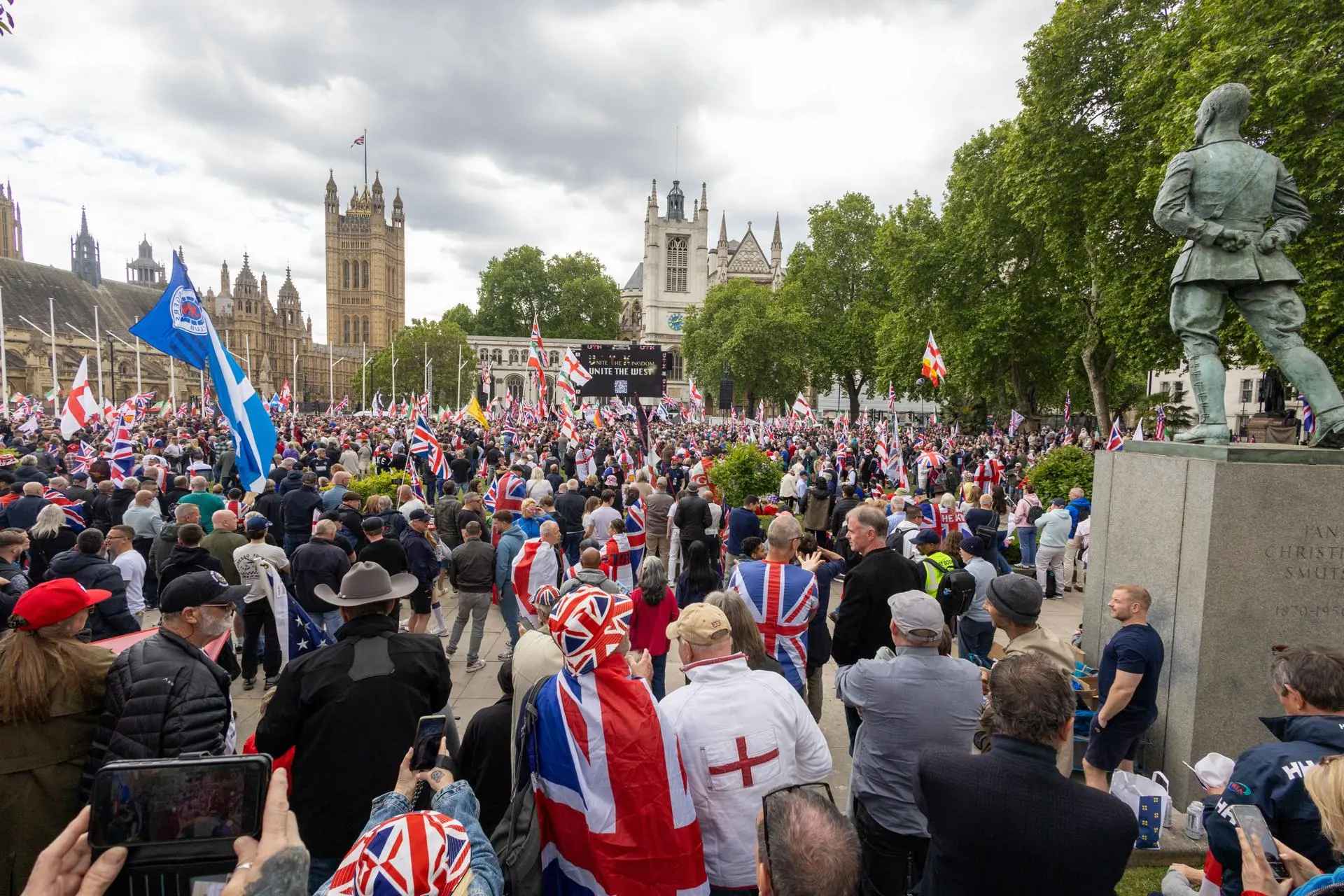 reino unido direita protesto londres