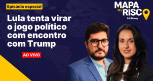 Mapa de Risco: Lula transforma encontro com Trump em ativo eleitoral para 2026